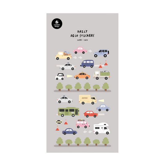Suatelier Daily Deco Stickers - Cars