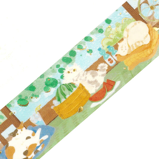 BGM Summer Limited Edition Clear Tape: Cats' Summer Vacation
