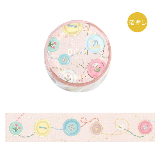 BGM Foil Stamping Masking Tape - Color Button