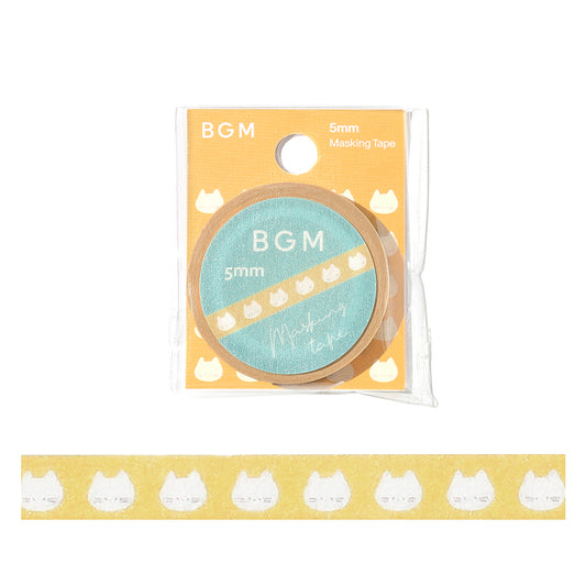 BGM Foil Stamping Masking Tape: Life - Cats
