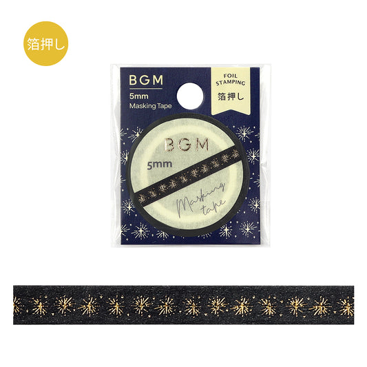 BGM Foil Stamping Masking Tape: Life - Star Fireworks