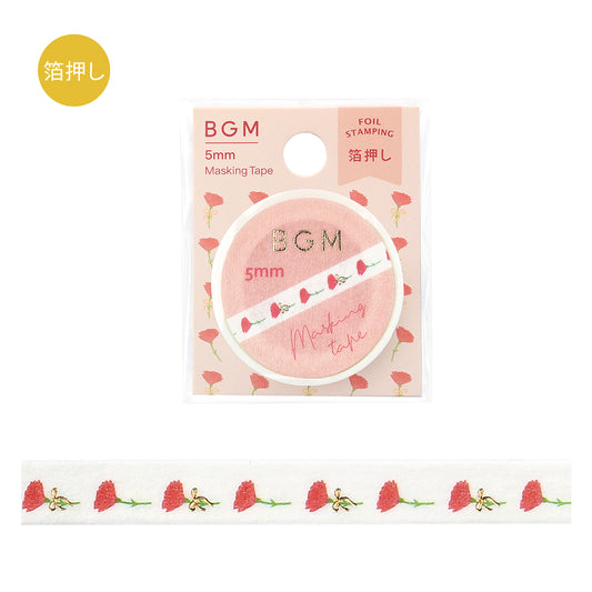 BGM Foil Stamping Masking Tape: Life - Flowers to Give