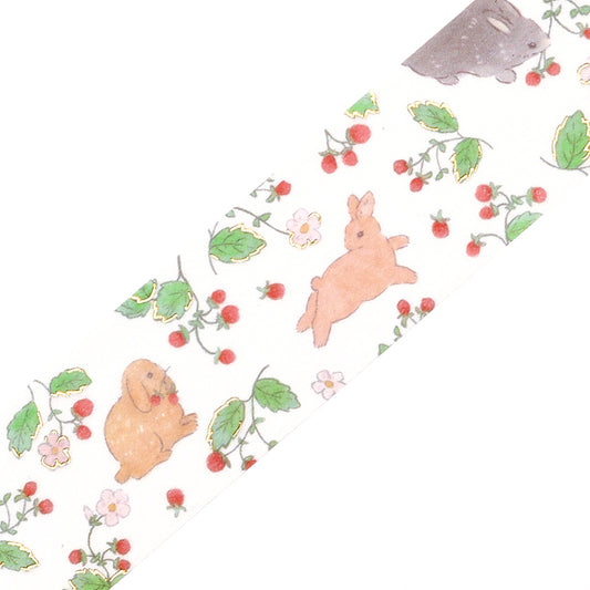 BGM Foil Stamping Masking Tape: Rabbit Country - Forest