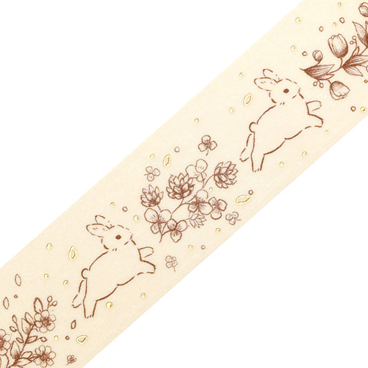 BGM Foil Stamping Masking Tape: Rabbit Country - Fairy Tale