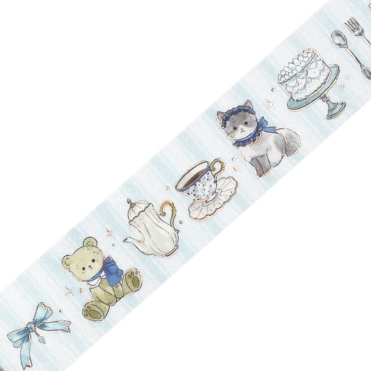 BGM Foil Stamping Masking Tape: Fairy Tale Party - Tea Time