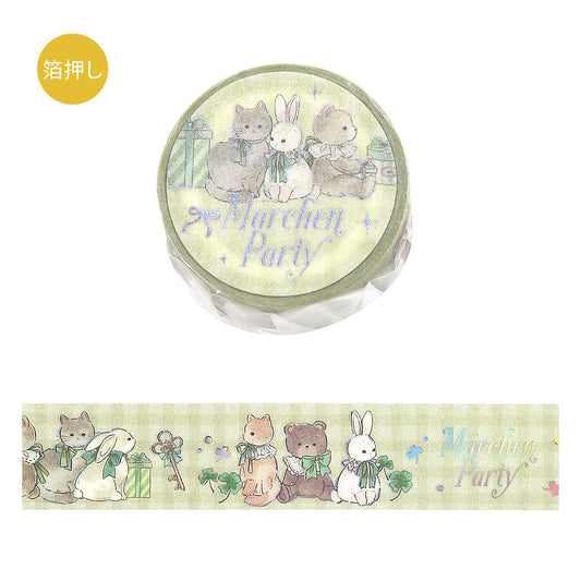 BGM Foil Stamping Masking Tape: Fairy Tale Party - Garden
