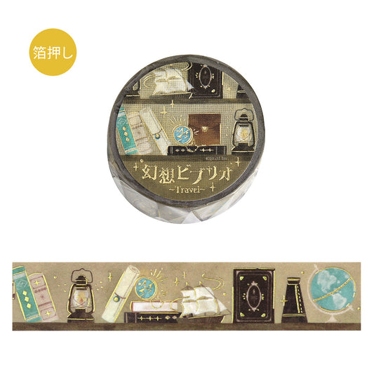 BGM Foil Stamping Masking Tape: Fantasy Bibliotheca Travel