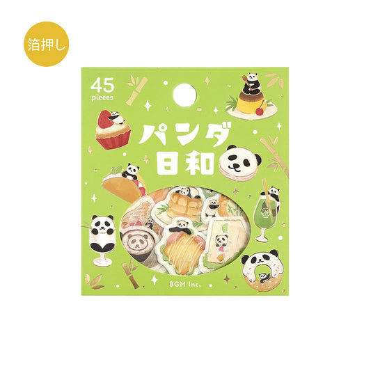 BGM Foil Stamping Flake Seal: Panda Days – Tea Room