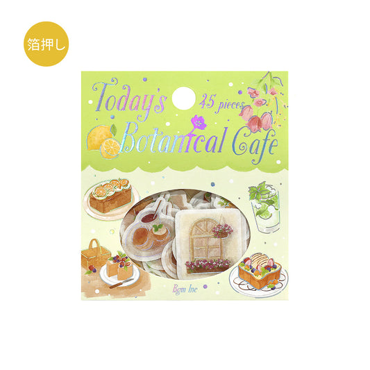 BGM Foil Stamping Flake Seal: Today's Cafe: Botanical Cafe