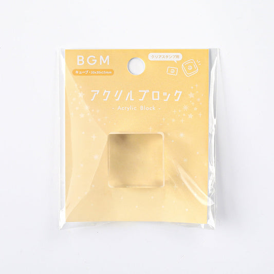 BGM Acrylic Block / Cube