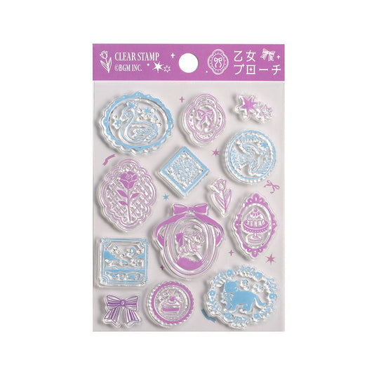 BGM Clear Stamp: Diary - Maiden Brooch