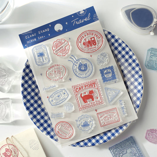 BGM Clear Stamp: Diary - Traveling Stamps