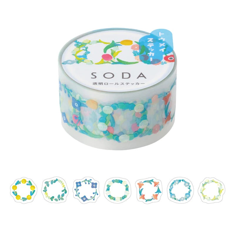 Cellophane Clear Tape Soda