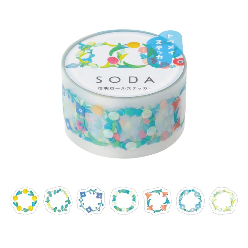 KITTA Soda Transparent Masking Tape (Sticker Type)