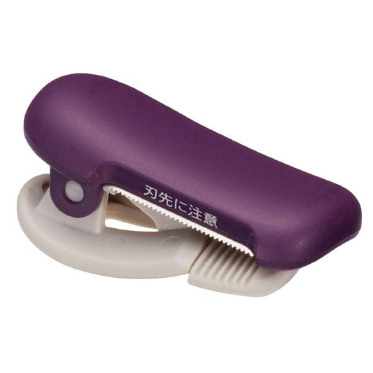 (DC) Kokuyo Me Clip-Type Tape Cutter (10-15mm) - Chic Plum