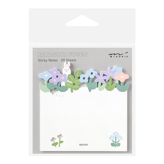Midori Sticky Notes - Die Cutting Flower Garden