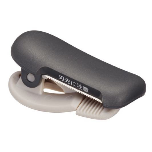 Kokuyo Me Clip-Type Tape Cutter (10-15mm) - Grayish Black