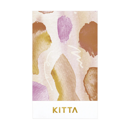 KITTA Washi Tape - Collage Suisai (Silver Foil)