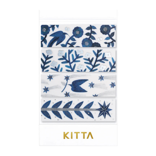 KITTA Washi Tape - Hikari (Silver Foil)