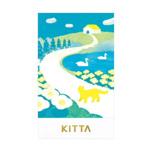KITTA Washi Tape - Collage Oka (Gold Foil)