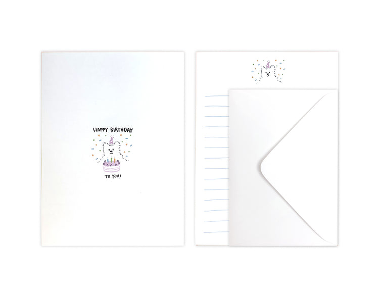 D'Won Mini Letter - Birthday Bear