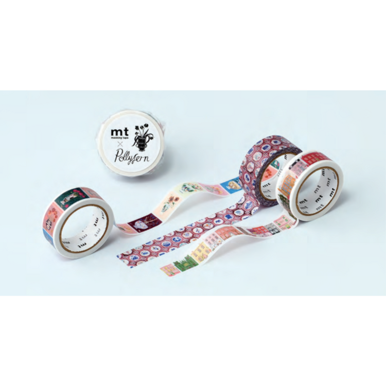 MT x Polly Fern Washi Tape - Flower