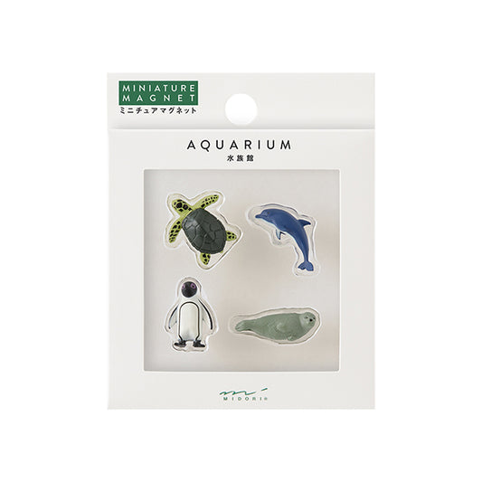 Midori Miniature Magnet - Aquarium B (Set of 4)