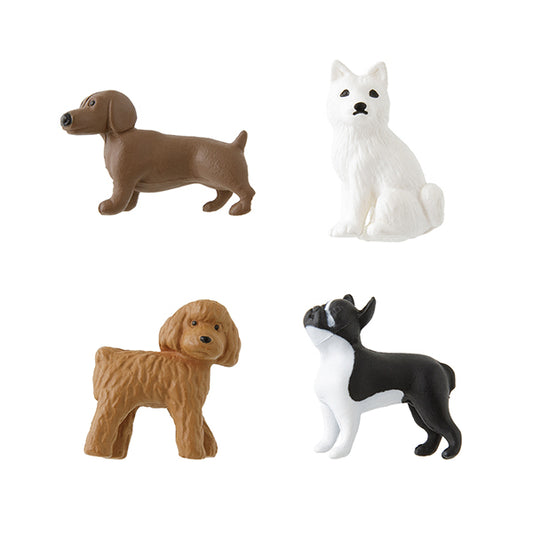 Midori Miniature Magnet - Dog B (Set of 4)