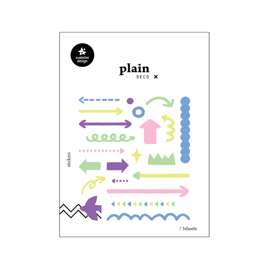 Suatelier Plain Deco Sticker - Plain.73