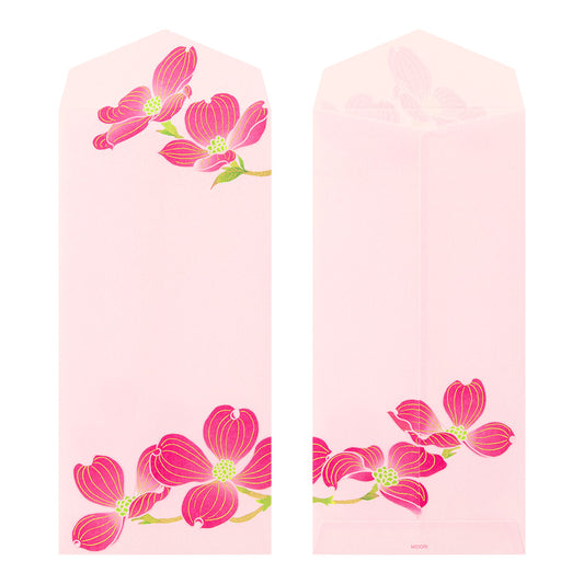 Midori Envelope - Silk-printing Flowering Dogwood