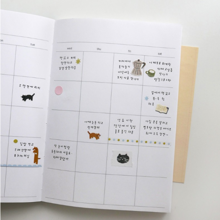 Suatelier Daily Deco Sticker - Deco Cats