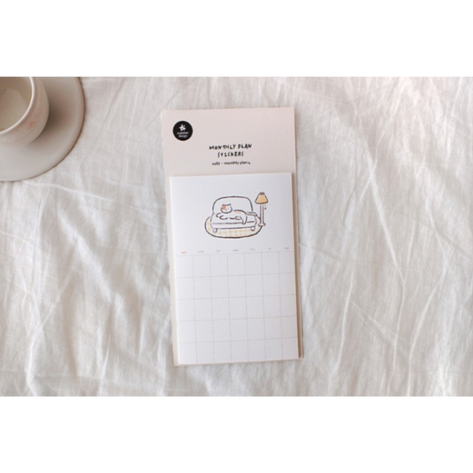 Suatelier Monthly Plan Sticker - Monthly Plan.04