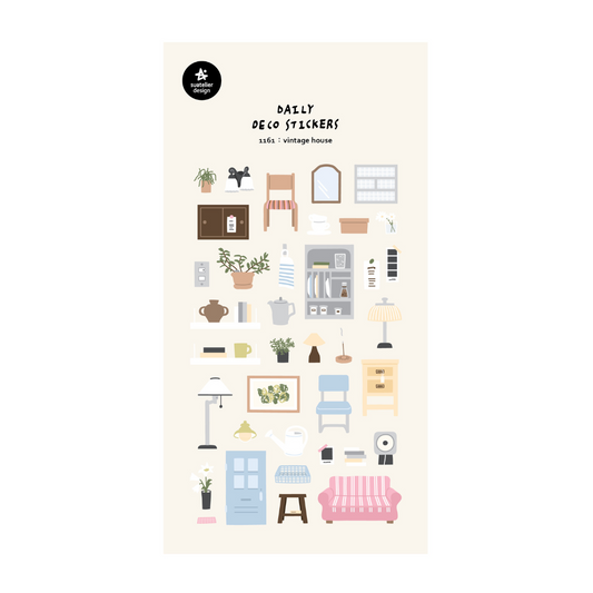 Suatelier Daily Deco Stickers - Vintage House