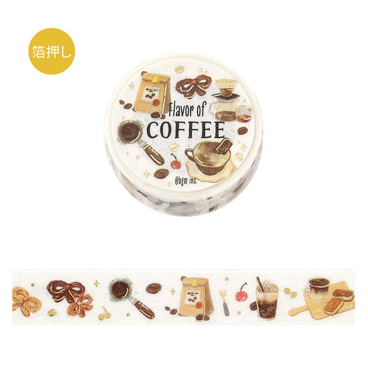 BGM Foil Stamping Masking Tape: Tokimeki Flavor - Coffee