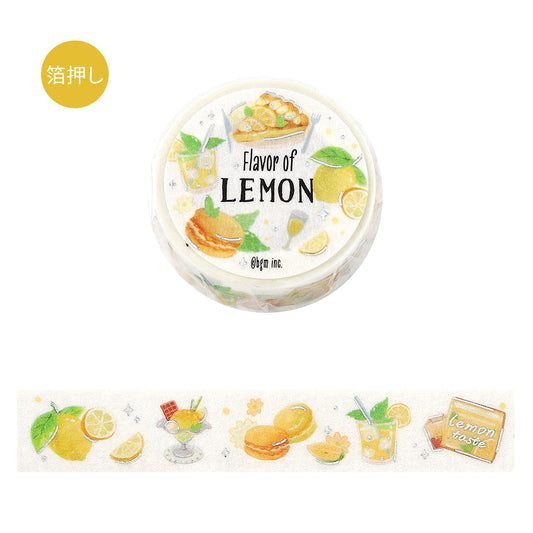 BGM Foil Stamping Masking Tape: Tokimeki Flavor - Lemon
