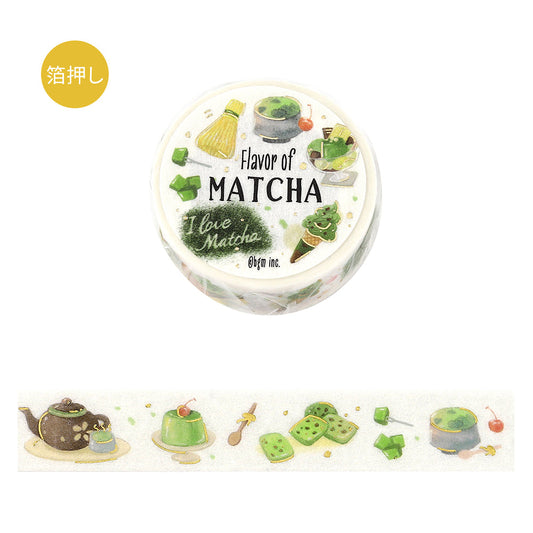 BGM Foil Stamping Masking Tape: Tokimeki Flavor - Matcha