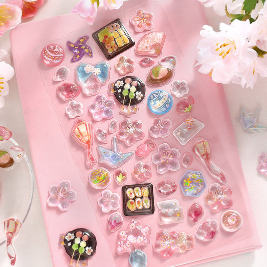 BGM Kyururun Seal: Cherry Blossoms