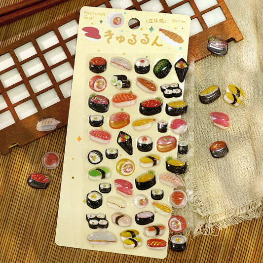 BGM Kyururun Seal: Sushi