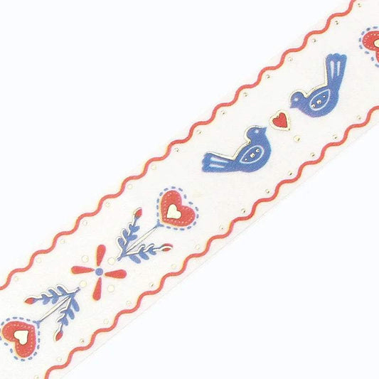 BGM Foil Stamping Masking Tape: Life - Vintage Embroidery