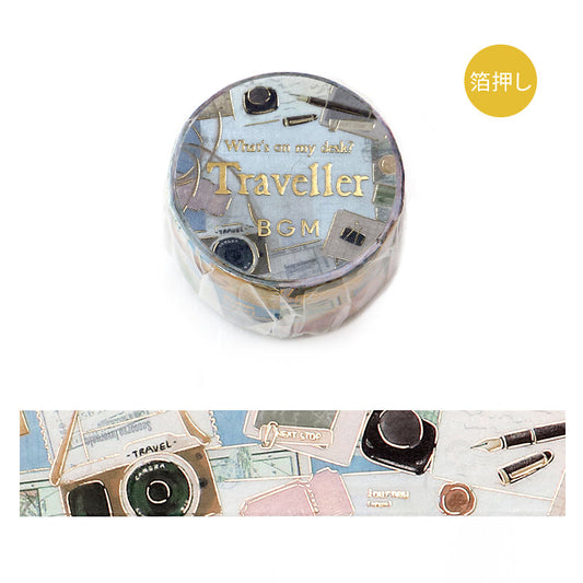 BGM Foil Stamping Masking Tape: My Creation - Traveler
