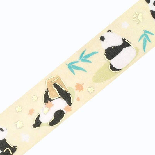 BGM Foil Stamping Masking Tape: Life - Panda Paradise