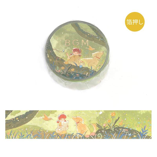 BGM Foil Stamping Masking Tape: Mysterious Journey - To the Forest