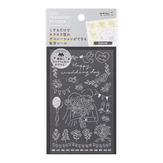 Midori Foil Transfer Sticker for Decoration - 2652 Wedding Ceremony