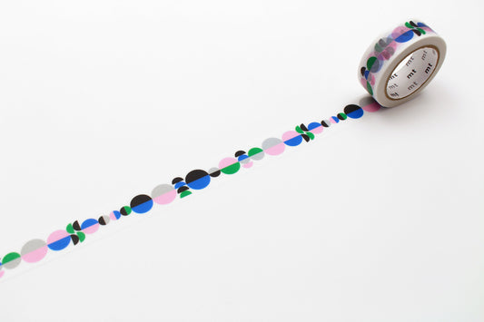 MT 1P Washi Tape - Half Circle