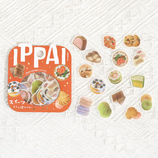 BGM Foil Stamping Flake Seal: Ippai - It's Full of Sweets