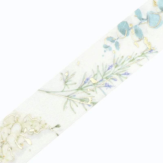 BGM Foil Stamping Masking Tape: Life - Natural/Green