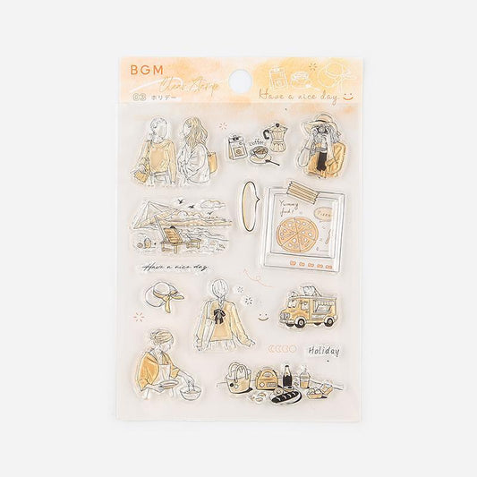 BGM Holidays Clear Stamp