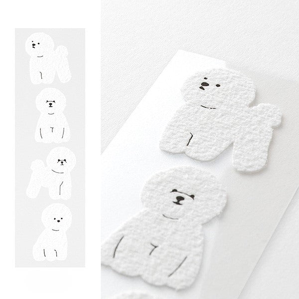 Midori Letter Paper & Envelopes with Stickers 949 Bichon Frise
