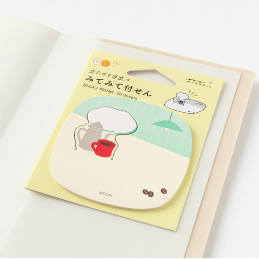 Midori Sticky Notes Pop-up Coffee