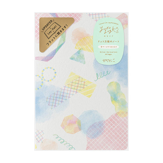 Midori Yuru Log Notebook B6 - Watercolor A